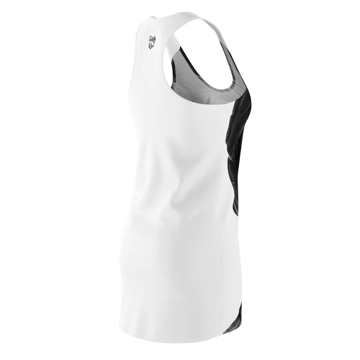 Twiggy Simmons Racerback Dress — Monochrome Pop Art Print