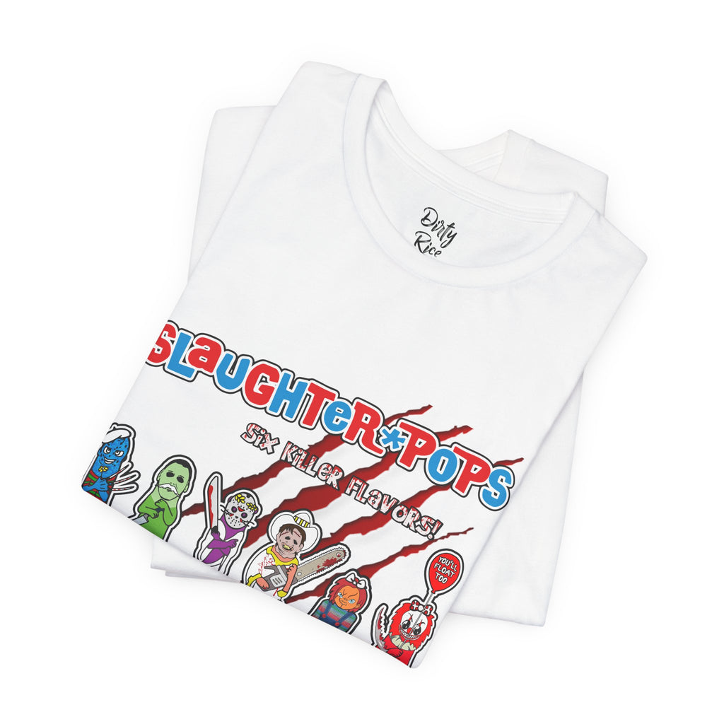 'Slaughter Pops' Graphic Horror Character T‑Shirt