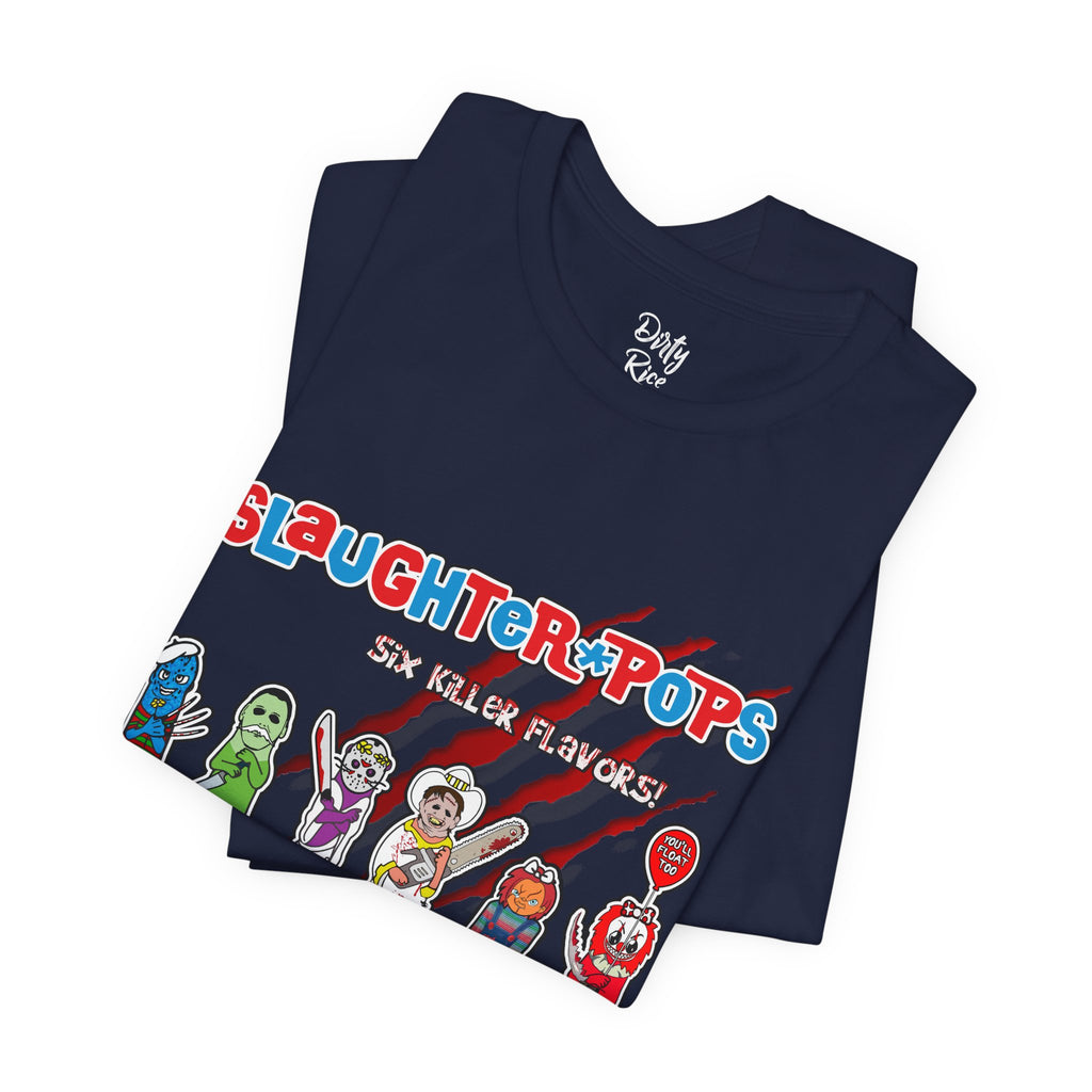 'Slaughter Pops' Graphic Horror Character T‑Shirt
