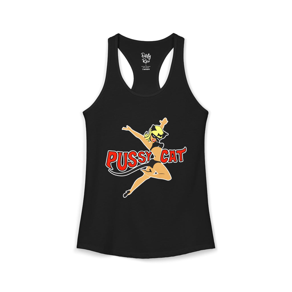 Pussy Cat Vintage Pin-Up Women's Ideal Racerback Tank