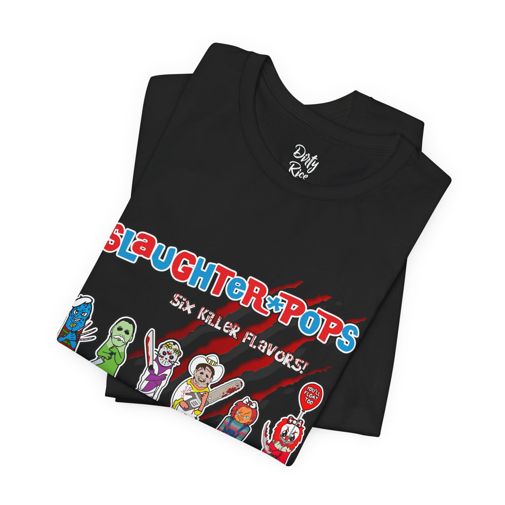 'Slaughter Pops' Graphic Horror Character T‑Shirt