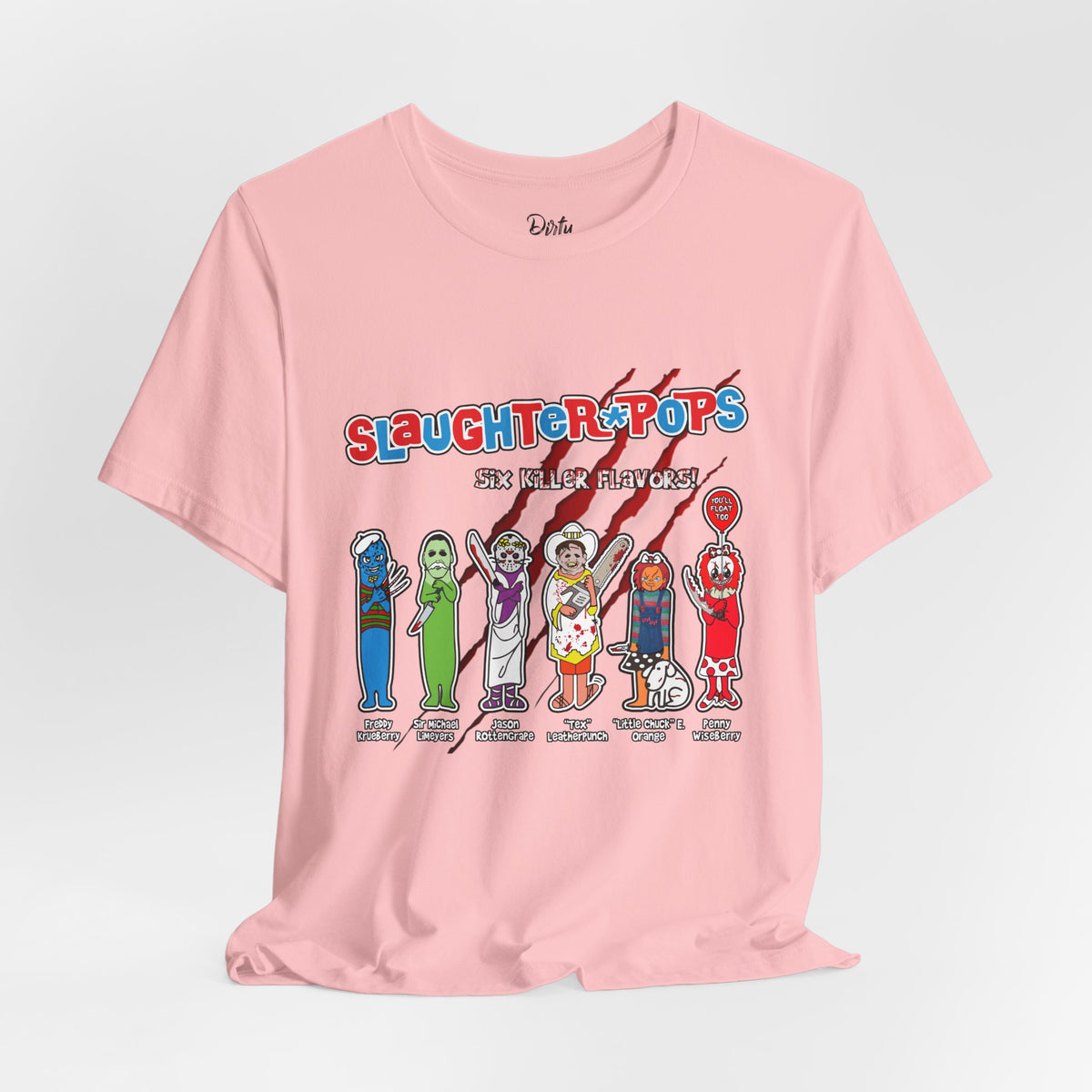 'Slaughter Pops' Graphic Horror Character T‑Shirt