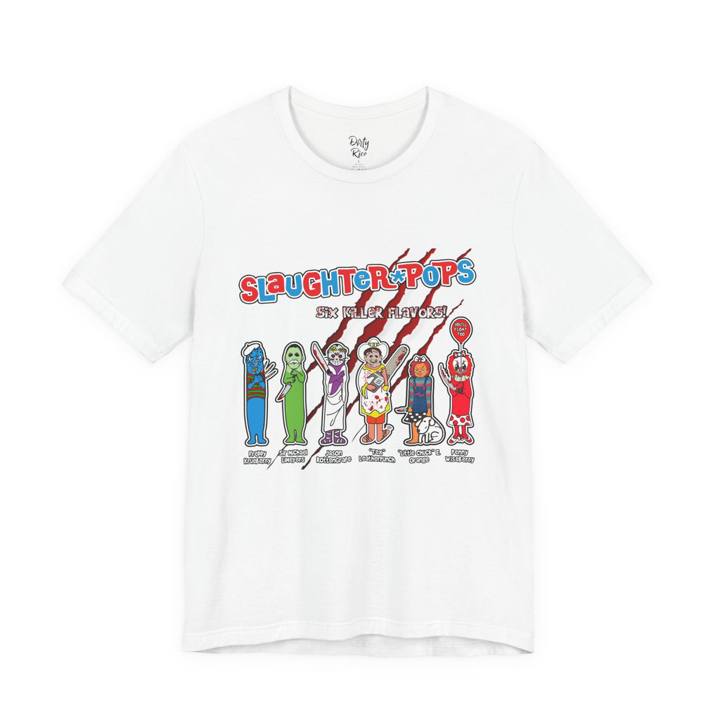 'Slaughter Pops' Graphic Horror Character T‑Shirt