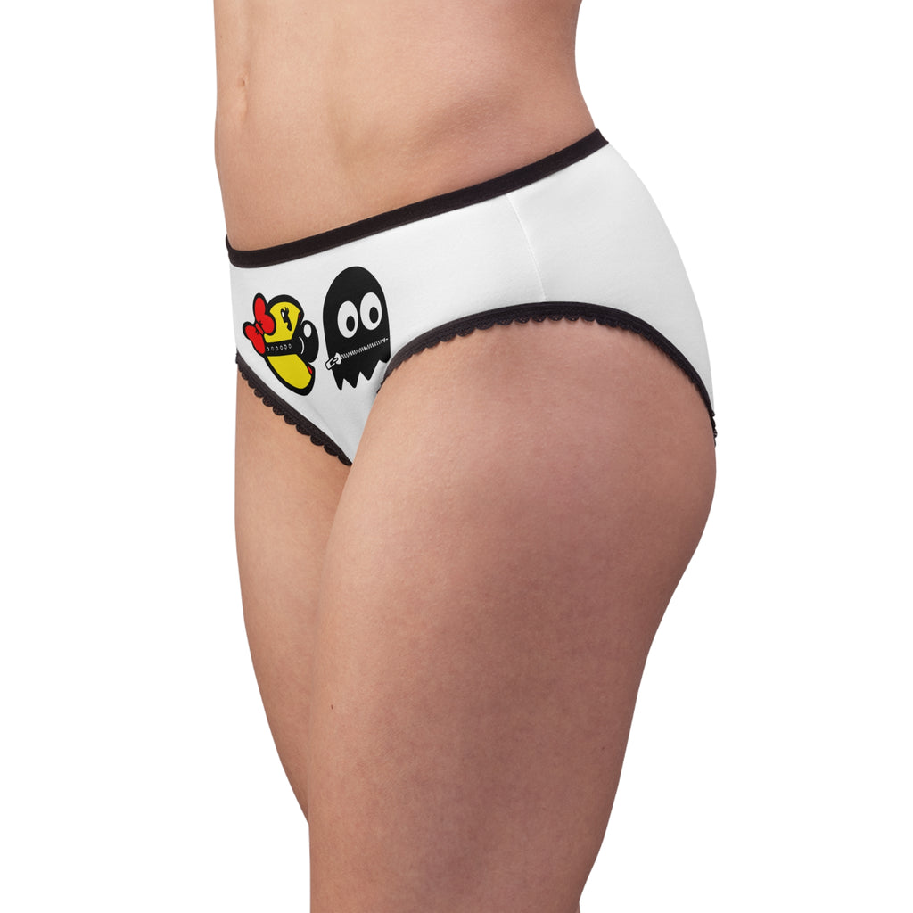 S&Ms. Pac-Girl with 'Kinky' Ghost — 'Dirty Rice' Retro Gamer Lingerie