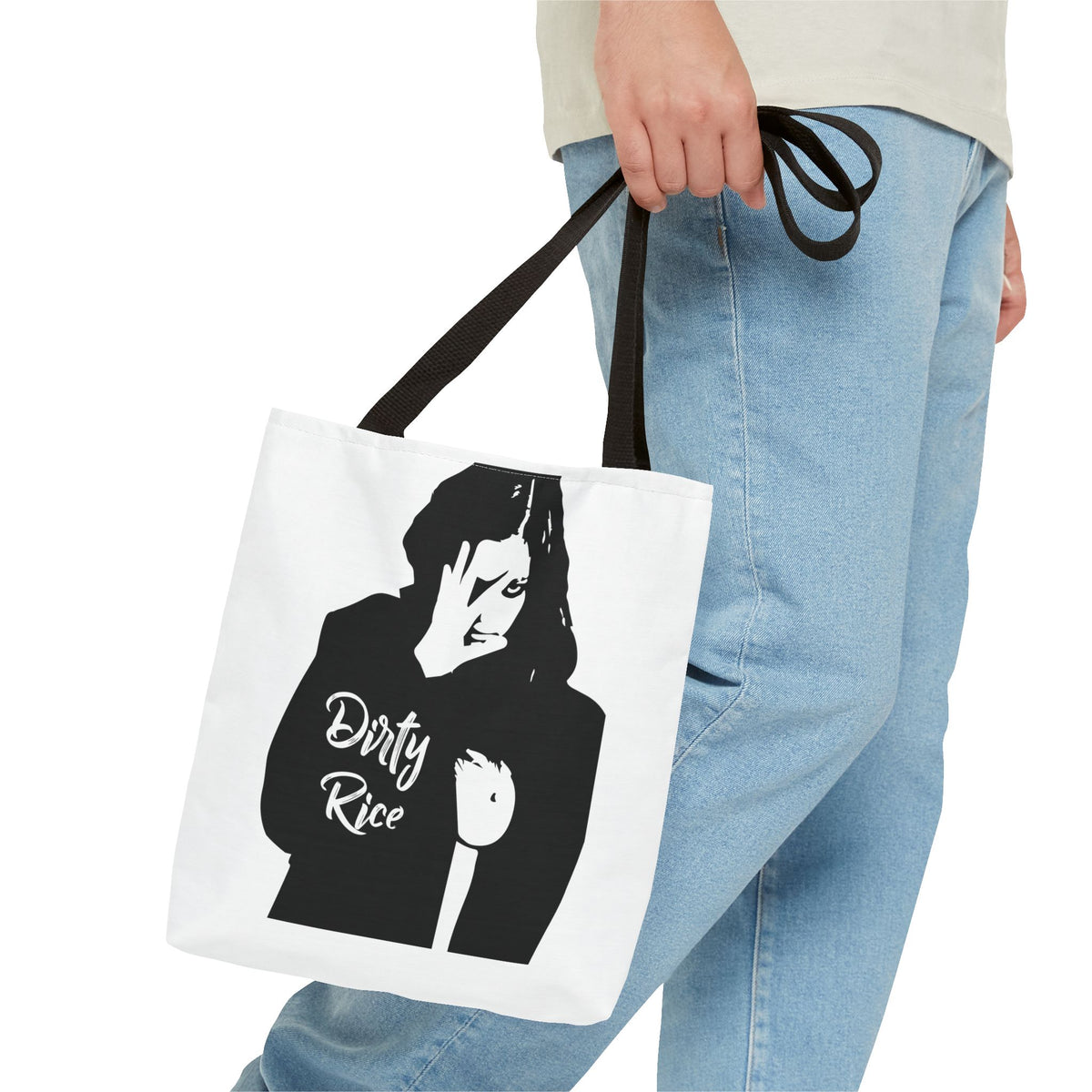 Dirty Rice Girl Graphic Tote Bag