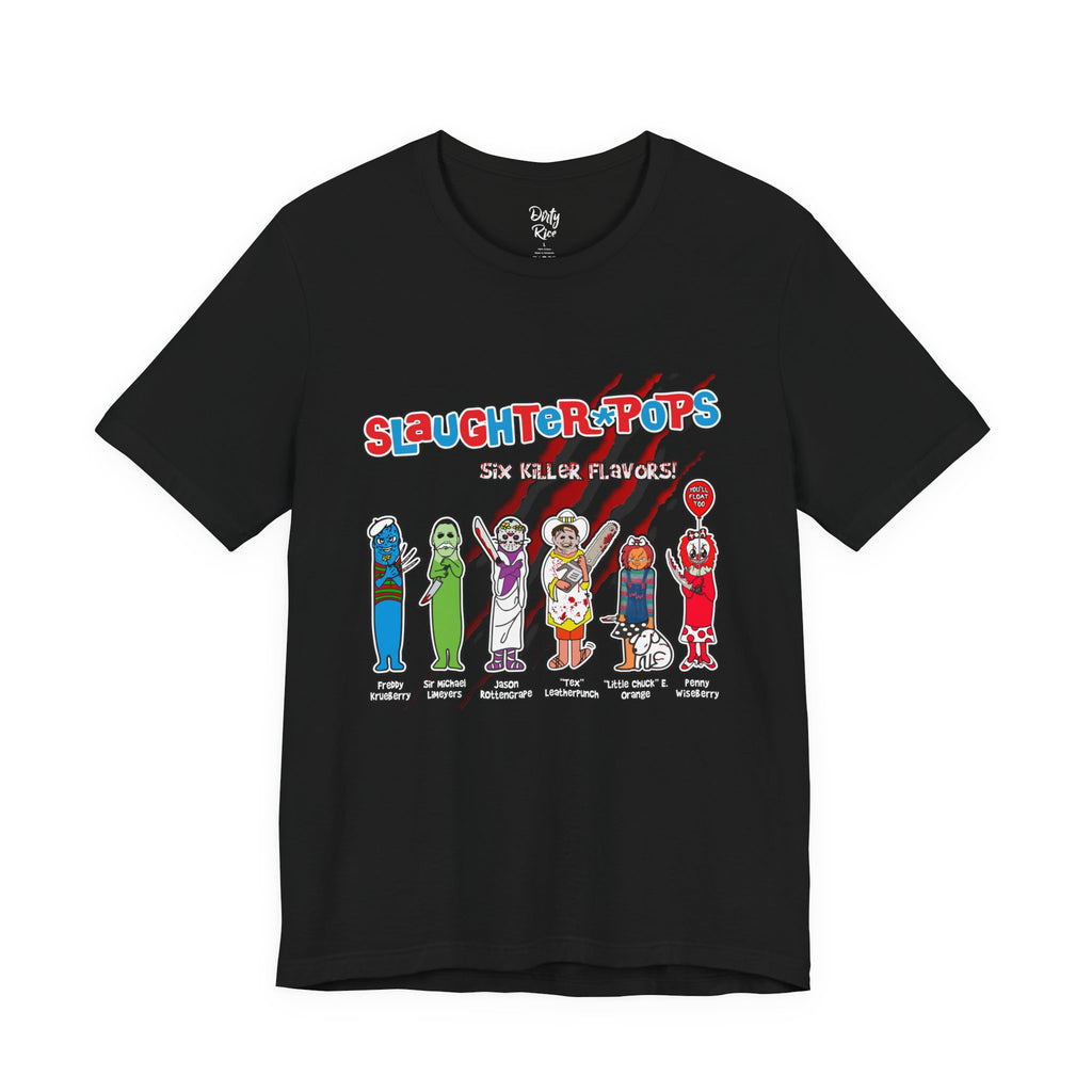 'Slaughter Pops' Graphic Horror Character T‑Shirt