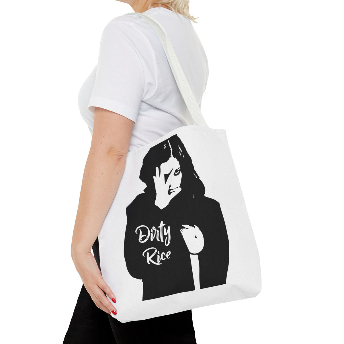 Dirty Rice Girl Graphic Tote Bag